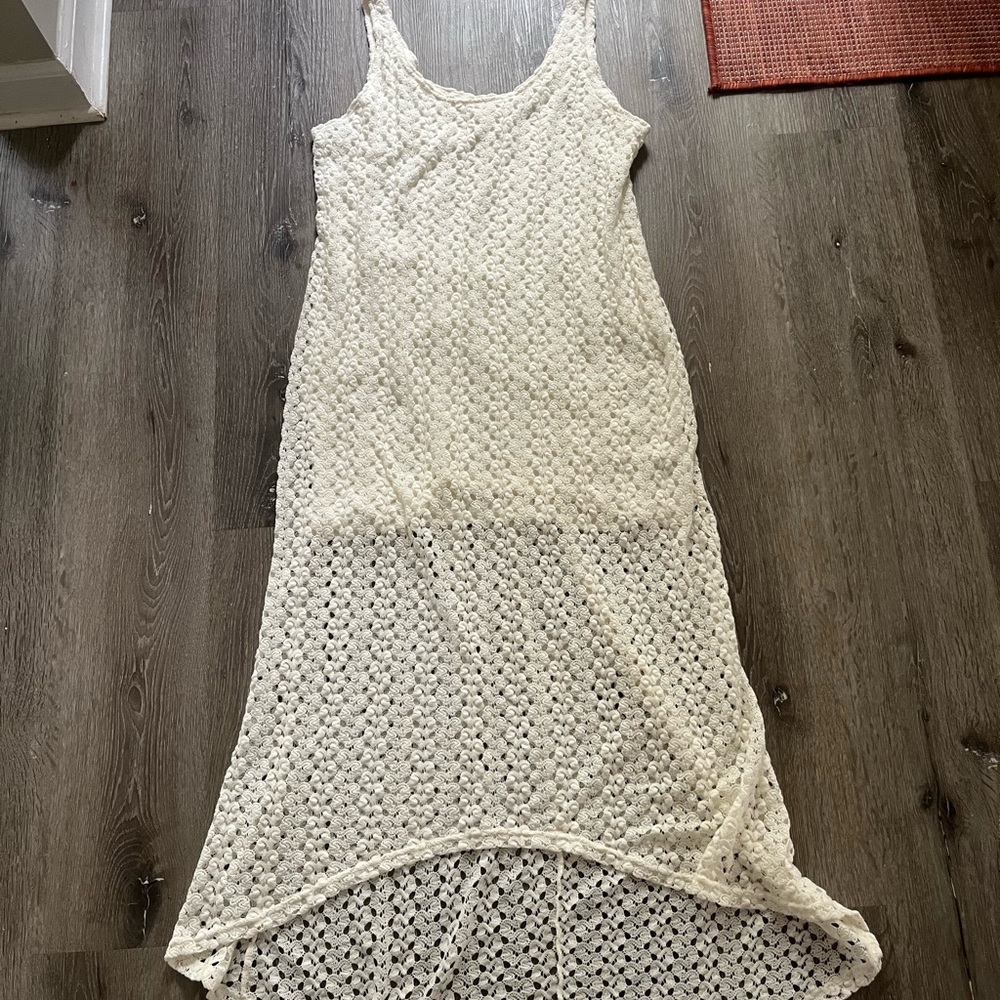 Xhilaration Cream High Low Dress